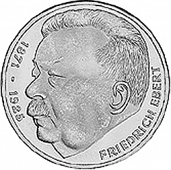 Large Reverse for 5 Mark 1975 coin