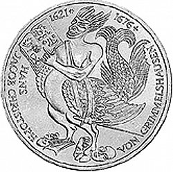 Large Reverse for 5 Mark 1976 coin