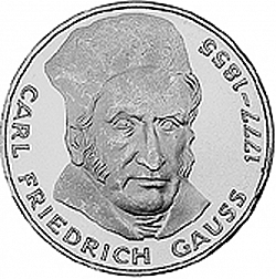 Large Reverse for 5 Mark 1977 coin