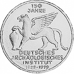 Large Reverse for 5 Mark 1979 coin