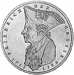 Large Reverse for 5 Mark 1986 coin