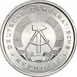 Large Obverse for 5 Pfennig 1990 coin