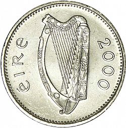 Large Obverse for 10P - Ten Pence 2000 coin