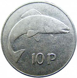 Large Reverse for 10P - Ten Pence 1980 coin