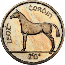 Large Reverse for 2s6d - Half Crown 1962 coin