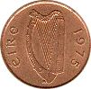 Large Obverse for 1/2P - Halfpenny 1975 coin