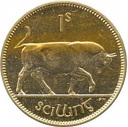 Large Reverse for 1s - Shilling 1951 coin