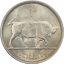 Large Reverse for 1s - Shilling 1954 coin