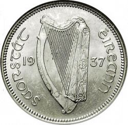 Large Obverse for 1s - Shilling 1937 coin