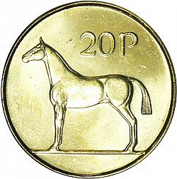 Large Reverse for 20P - Twenty Pence 1998 coin