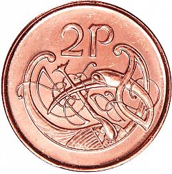 Large Reverse for 2P - Two Pence 1998 coin