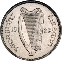 Large Obverse for 3d - 3 Pence 1928 coin