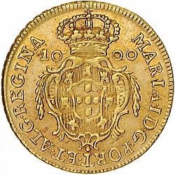 Large Obverse for 1200 Réis ( Quartinho ) 1792 coin