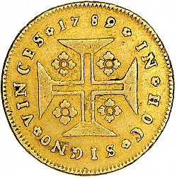Large Reverse for 1200 Réis ( Quartinho ) 1789 coin