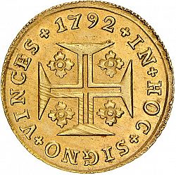 Large Reverse for 1200 Réis ( Quartinho ) 1792 coin