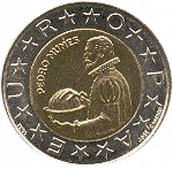 Large Reverse for 100 Escudos 2000 coin