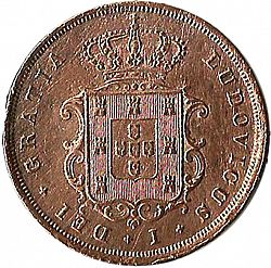 Large Obverse for 10 Réis 1870 coin