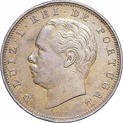 Large Obverse for 10 Réis 1884 coin