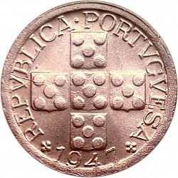 Large Obverse for 10 Centavos 1947 coin