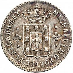 Large Obverse for 120 Réis ( 6 Vinténs ) N/D coin