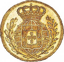 Large Reverse for 1600 Réis ( Escudo ) 1819 coin