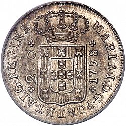 Large Obverse for 240 Réis ( 12 Vintés ) 1798 coin
