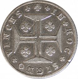 Large Reverse for 240 Réis ( 12 Vintés ) 1799 coin