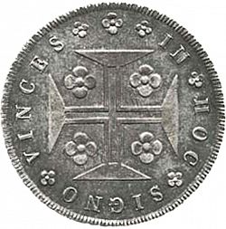 Large Reverse for 240 Réis ( 12 Vinténs ) 1830 coin