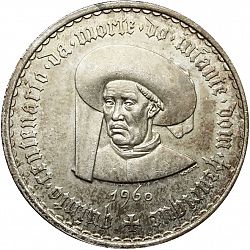 Large Obverse for 20 Escudos 1960 coin