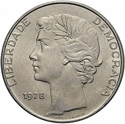 Large Reverse for 25 Escudos 1978 coin