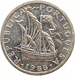 Large Obverse for 2,50 Escudos 1985 coin