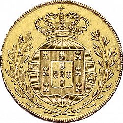 Large Reverse for 3200 Réis ( Meia Peça ) 1822 coin