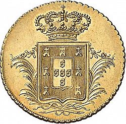 Large Reverse for 3750 Réis ( Meia Peça ) 1830 coin