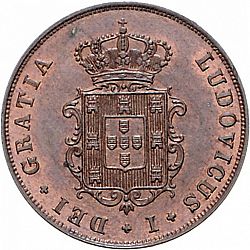 Large Obverse for 3 Réis 1874 coin