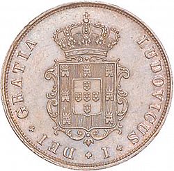 Large Obverse for 3 Réis 1875 coin