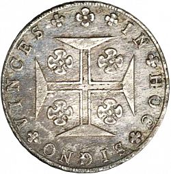 Large Reverse for 480 Réis ( Cruzado Novo ) 1821 coin