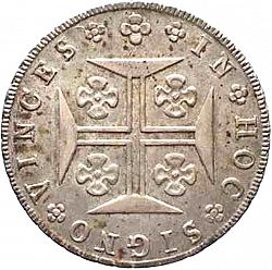 Large Reverse for 480 Réis ( Cruzado Novo ) 1822 coin