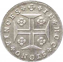 Large Reverse for 480 Réis ( Cruzado Novo ) 1807 coin