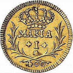 Large Obverse for 480 Réis ( Pinto ) 1790 coin