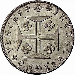 Large Reverse for 480 Réis ( Cruzado Novo ) 1828 coin