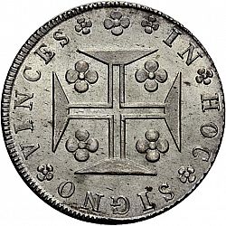 Large Reverse for 480 Réis ( Cruzado Novo ) 1828 coin