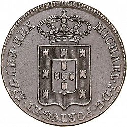 Large Obverse for 40 Réis 1831 coin