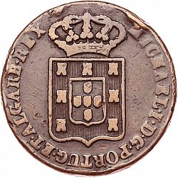 Large Obverse for 40 Réis 1832 coin