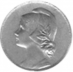 Large Obverse for 4 Centavos 1917 coin