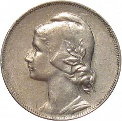 Large Obverse for 4 Centavos 1919 coin