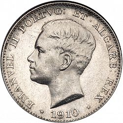 Large Obverse for 500 Réis 1910 coin