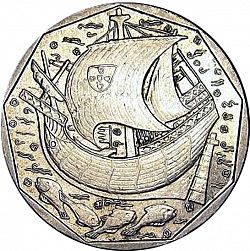 Large Reverse for 50 Escudos 1989 coin