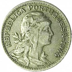 Large Reverse for 50 Centavos 1944 coin