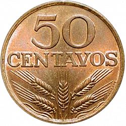 Large Reverse for 50 Centavos 1978 coin