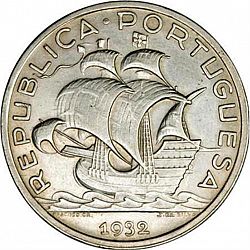 Large Obverse for 5 Escudos 1932 coin